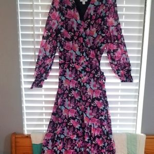 Women's XL Flower Dress, Long